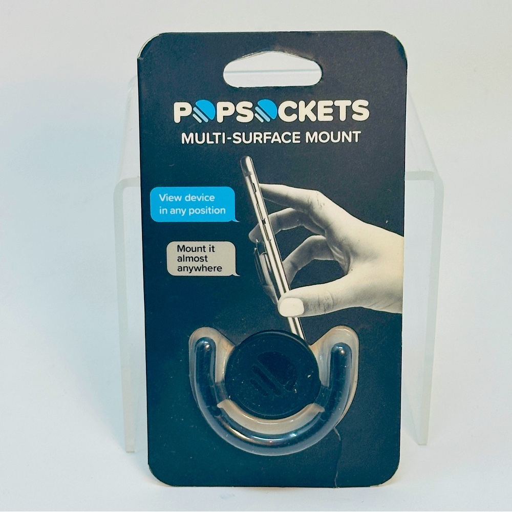PopSockets Multi-Surface Mount New In Package iPhone Android Accessories NIB Blk